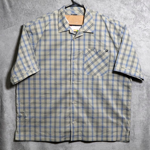 Blackhawk! Other - Blackhawk Warrior Wear 1700 Shirt Mens 3XL Beige Blue Plaid Tactical Pocket